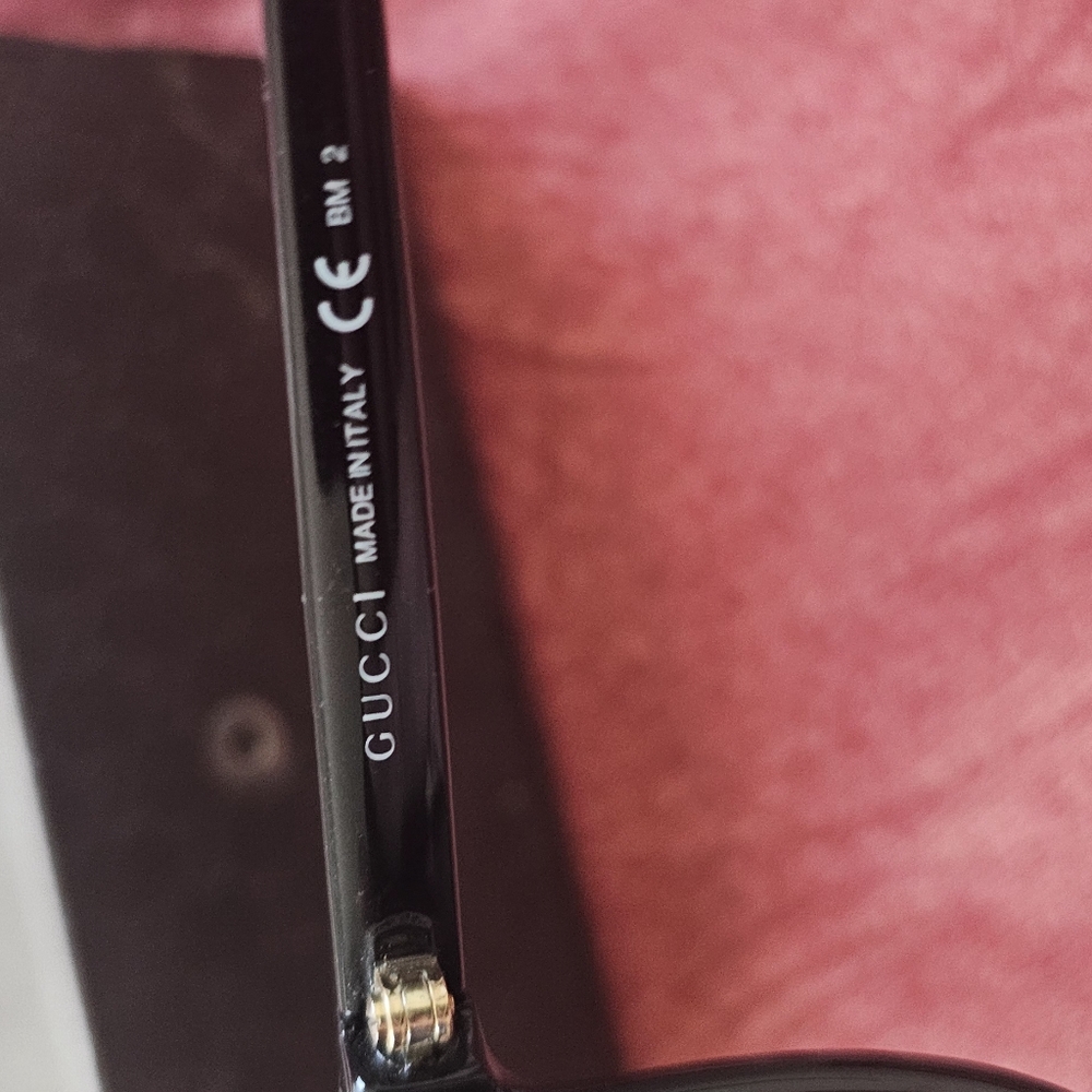 AUTHENTIC like new  Gucci Sunglasses Brown Glitter Gold gradient lens
